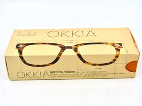 Ok017ch-sp Okkia 0.00 Ok017 Giovanni Unisex Blue Light Glasses Tortoise 49-22-145 #at02