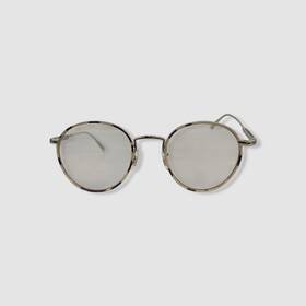 48-21-145 Oliver Peoples 401228958652 Ov1302 5036 Mens Silver Artemio Clip On Eye Glass