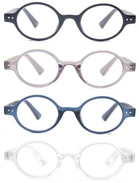 Msr040-200-x0 Olomee Reading Glasses Women 2.00 Cute Round Readers Ladies Stylish Lightwei