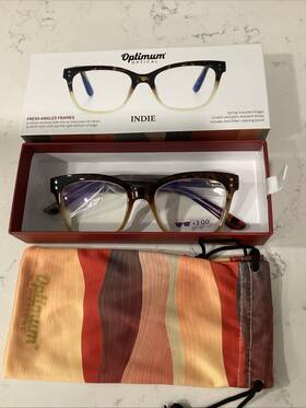 Opt-ind300 Optimum Optical Indie Readers 3.0 Strength Fresh Angled Frames