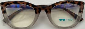 Optr-sp150 Optimum Optical 1.50 Reader Glasses - Saw Your Post White And Brown Tortoise