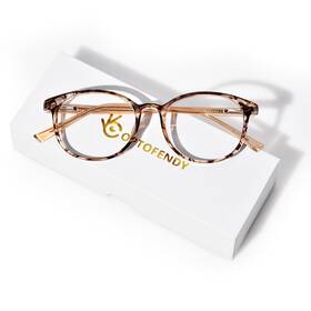 Tr90 Optofendy 8109 Blue Light Glasses For Women Medium Tortoise