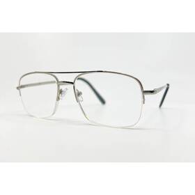 55-17-140 Optx 20 08161pp 20/20 Aviator Reading Glasses Silver Metal Frame 29846