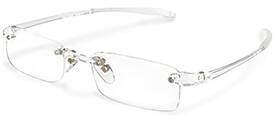 Optx 20/20 708862700396 Ecoclear Oxygen 1.50 - Rimless Reading Glasses