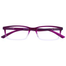 Opulize 055955379638 See Reading Glasses With Blue Light Blocking Narrow Frame Spring Hinges Impro
