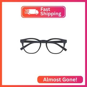 B5-7-200 Opulize Blu Blue Light Blocking Reading Glasses For Women Men Cool Round Frame