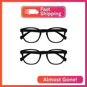 Rr2-1-300 Opulize Pop Reading Glasses For Women Men Scratch Resistant Round Matt Frame Wit