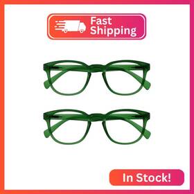 Rr2-6-200 Opulize Pop Reading Glasses For Women Men Scratch Resistant Round Matt Frame Wit