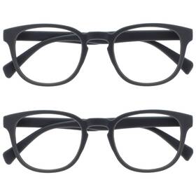 Rr2-7-150 Opulize Pop Reading Glasses For Women Men Scratch Resistant Round Matt Frame With Spr