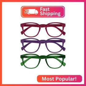Rrr2-456-150 Opulize Pop Reading Glasses For Women Men Scratch Resistant Round Matt Frame Wit