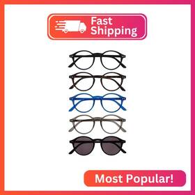 Rrrrs56-12371-300 Opulize Rey Reading Glasses And Sunglasses For Women Men Round Frame Wi