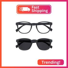 Rs2-7-350 Opulize Pop Reading Glasses And Sunglasses For Women Men Retro Round Sm