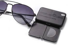 Oushiun 313101375381 Stick-on Bifocal Lenses Readers Stick Magnifying Adhesive Reading Reusabl
