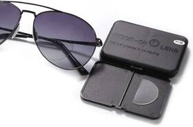 Oushiun 711181740424 Stick-on Bifocal Lenses Readers Stick Magnifying Adhesive Reading Reusabl