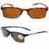 P271 Sunglass Kountry Sun Readers Lightweight Comfortable Semi Rimless Reading Glasses Sunglasses New