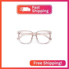 31007c7 Panner Oversized Square Blue Light Blocking Glasses For Women Men Anti Glare Red