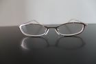 Pd60-62 N1049 Germany Silver Silhouette Nikita Design Reading 3.50 Glasses