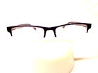 Pd63 --1mm Graffiti Graffitti Black Half Rimless Reading Glasses Spring Hinges