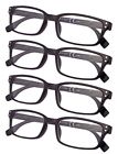 Pdz-r097-b4-275 Reading Glasses Pack Spring Hinge Comfort Readers Plastic 696543978359