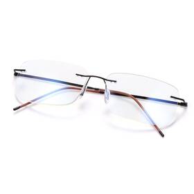 Yy-1005-2.5 Peepai Progressive Rimless Reading Glasses Titanium Anti-uv Blue Light 2.5 Men Women
