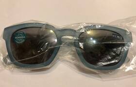 Peepers 070747246979 New Oceans Away Blue Matte Reading Sunglasses 1.75