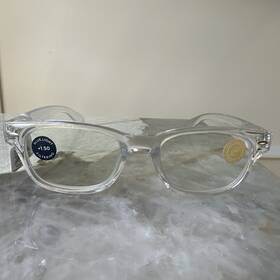 Peepers 070747264034 Clark Reading Eyeglasses 1.50 Clear Blue Light Filtering Nwt