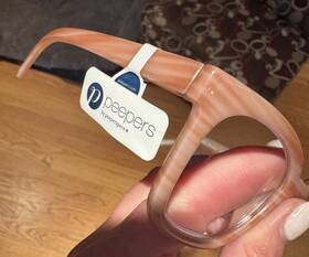 Peepers 070747287873 To The Max 2.50 Blue Light Filtering Reading Glasses Quartz Nwt