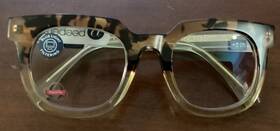 Peepers 070747300961 Nwt Readers 2.25 Wayfarer Shape Show Biz Focus Sand Quartz Yellow Ec