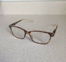 Peepers 070747322581 Nature Walk Reading Eyeglasses 3.00 Blue Light Filtering Tortoise Clear