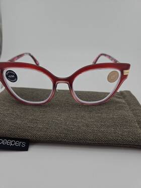 Peepers 070747329856 Marquee 2.50 With Blue Light Filtering Brand New Red Spice Quartz