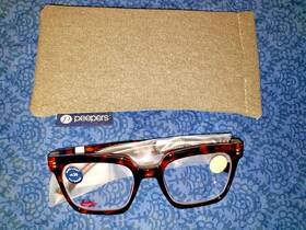 Peepers 070747348727 Reading Glasses Montage - Tortoise Shell Blue Light Filtering 1.25