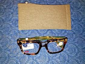 Peepers 070747349021 Reading Glasses Spotlight - Sand Quartz Green Blue Light Filtering 1.25