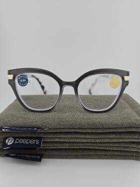 Peepers 070747979570 Marquee With Blue Light Filtering Black Sands Quartz 2.50 New