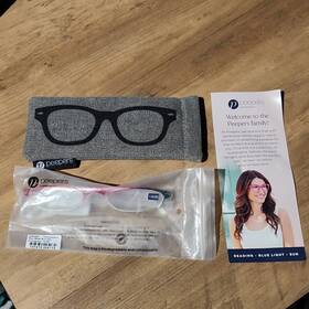 205300 Peepers Reading Glasses 3.00 Blue Light Pink/green Multicolor Rectangle