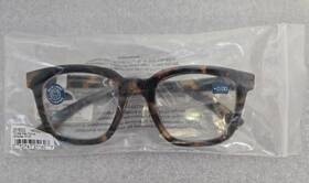 2516000 Peepers #2516000 Reading Glasses 0.00 To The Max 49 21-145 Tortoise Blue Light Blocking