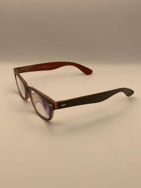 2771 Peepers Bellissima Focus 3.00 Reading Glasses Rectangular Gray/red Frame