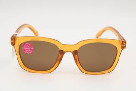 49-21-145 Peepers 2899d000 To The Max 0.00 Clear Honey/brown Square Polarized Sunglasses