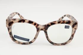 51-20-148 Peepers 2911250 Center Stage 2.50 Blue Light Progressive Gray Tort Readers