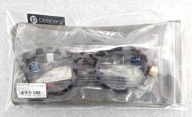 49-25-148 Peepers #3010175 Reading Glasses 1.75 Stardust Focus Gray Tortoise B.l.f