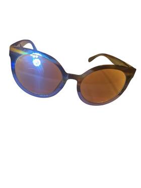 3044r Peepers Montauk Sun 2.00 Brown Round Reading Glasses Plastic Frame