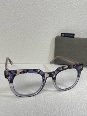3142 Peepers Blue Light Showbiz Unisex Reading Glasses Power 2.50 Purple Frame