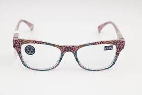 Peepers 3161200 Lynx Pink Cat Eye 2.00 Blue Light Readers 49-18-146