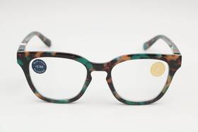 50-19-148 Peepers 3168250 Betsy 2.50 Blue Light Eco Teal Botanico Square Readers