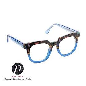 3259250 Peepers Showbiz Peepfetti Tortoise Blue Reading Glasses 2.50 Light Filter
