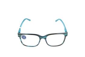 53-17-147 Peepers 3322 Sycamore Anti Teal Square 3.25 Strength Blue Light Readers
