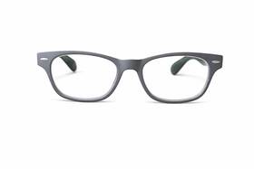 3502200 Peepers Bellissima Square Blue Light Blocking Reading Glasses 2.00 Green