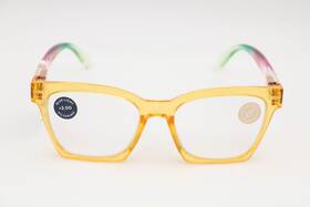52-18-148 Peepers 3511200 Maisie Yellow Square 2.00 Blue Light Readers