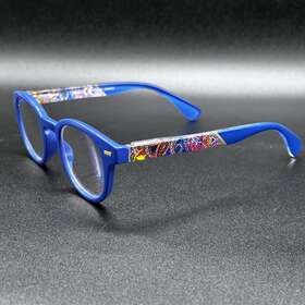 4363-121523-24 Peepers 2956 Vineyard Focus 2.00 Readers Blue-light Blocking Purple Paisley Vgc