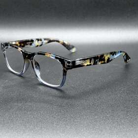 4732-011324-17 Peepers Relic Focus 2869 1.00 Readers Tort Fade Blue-light Blocking Glasses