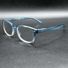 4906-012824-17 Peepers City Slicker 2.75 Reading Glasses Blue Opal Fade Flex Used